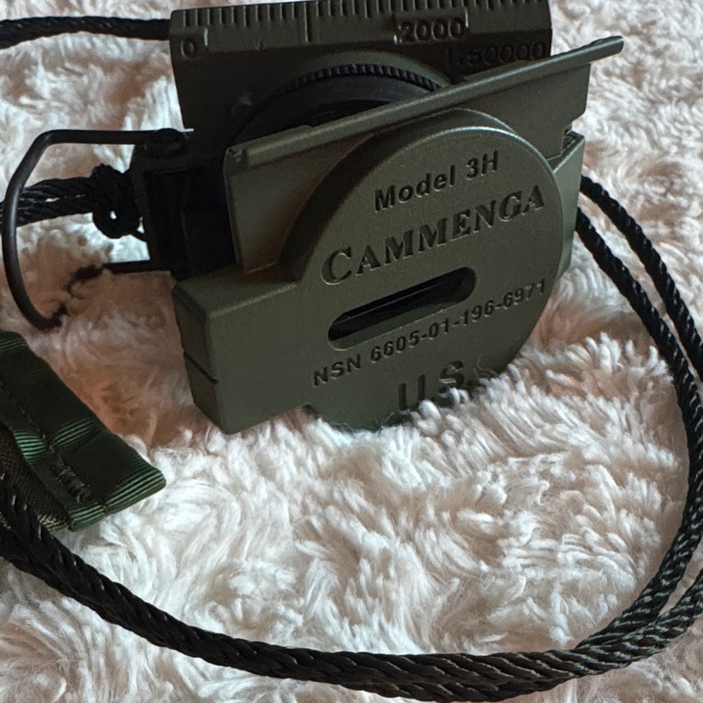 Model 3H Military Compass - Green -Never Used